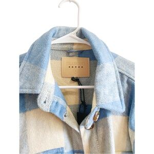 Blue & Ivory Flannel Jacket